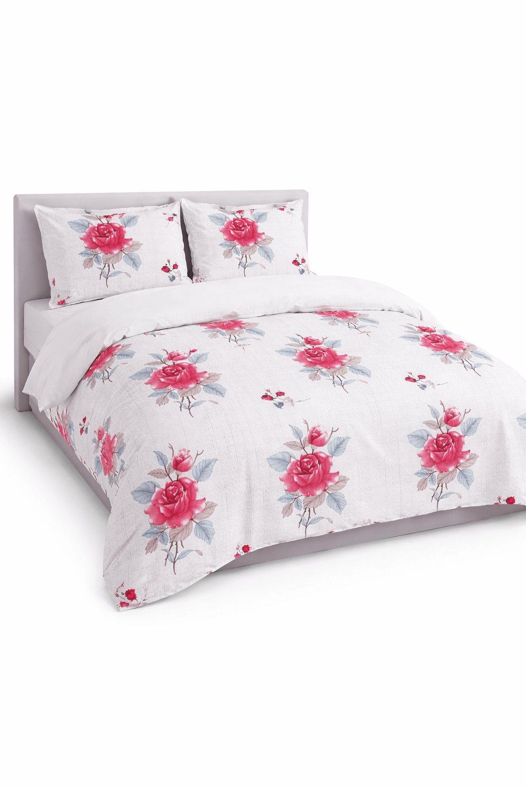 Luxury Floral Cotton Bedsheet Set – Ultra Soft Double Bed | Buy 1 Get 1 Free