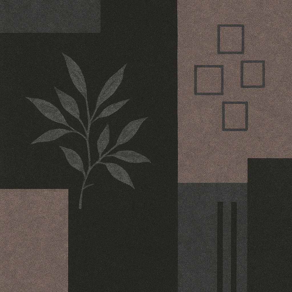 Premium Black & Grey Geometric Cotton Bedsheet Set – Modern Double Bed Sheet with Pillow Covers