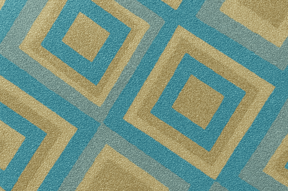 Luxury Aqua Diamond Cotton Bedsheet Set with Pillow Covers – Soft, Breathable & Modern Design